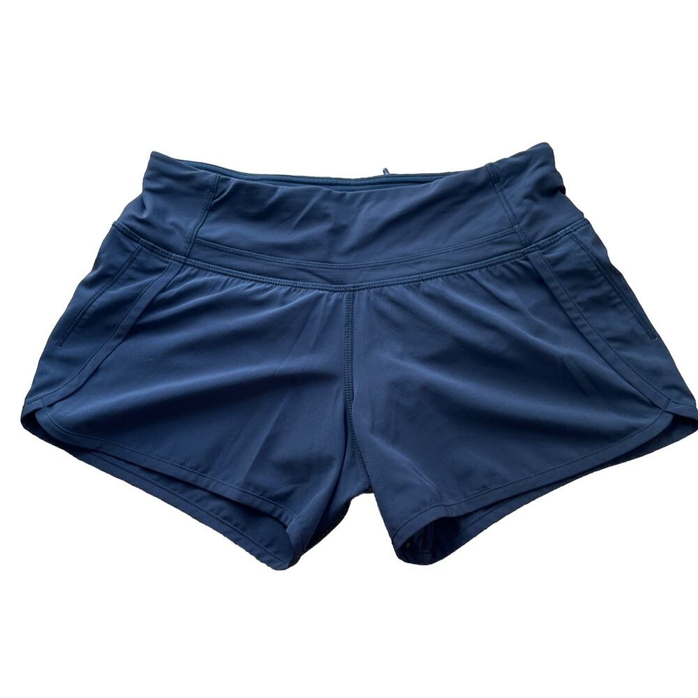 Lululemon Speed Up Short 4” Low Rise Lined Black Size 2 - Picture 3 of 11